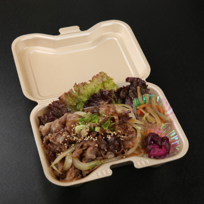 kokusan gyuu bara yaki bento